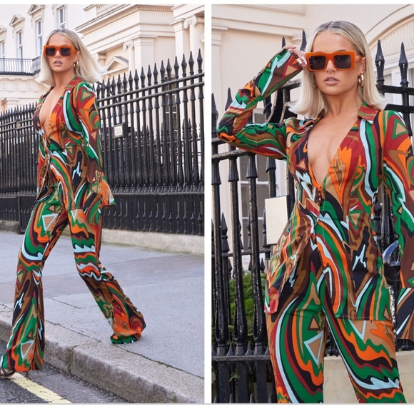 Pretty Little Thing(2 pc set)top size 18 **pants size 20 - Picture 1 of 7